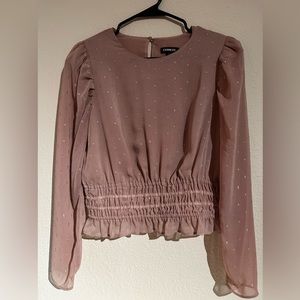 Pink blouse, size medium